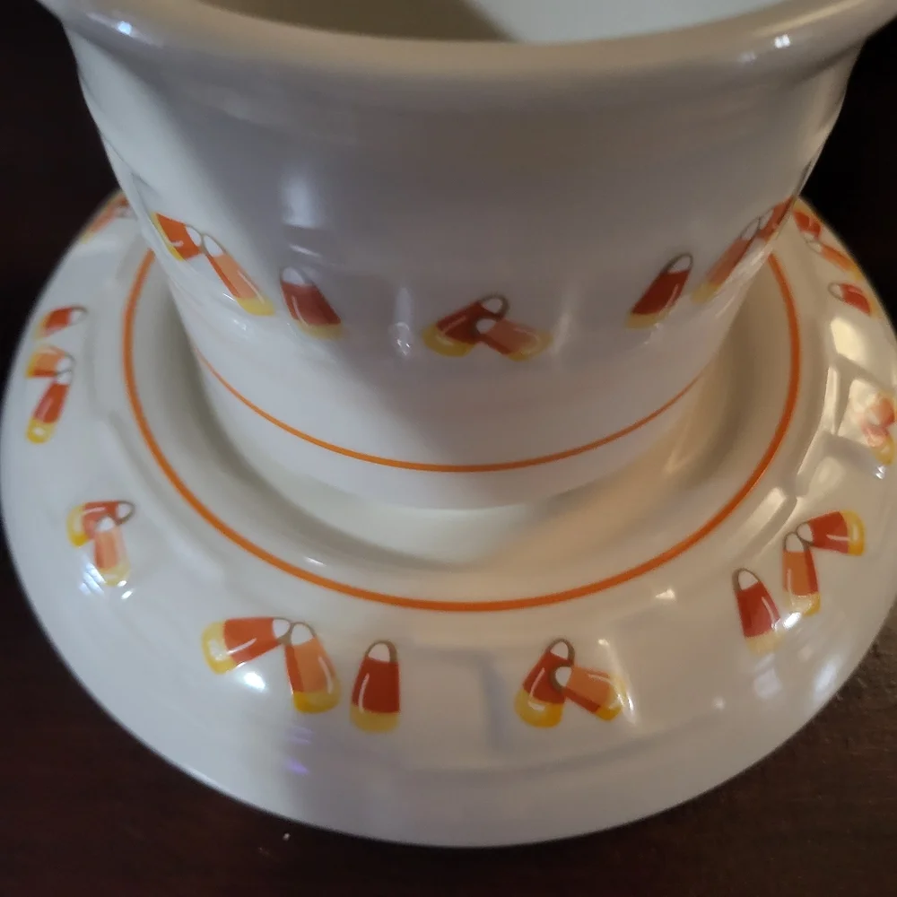 Longaberger Candy Corn Accent Pottery - Picture 6 of 6